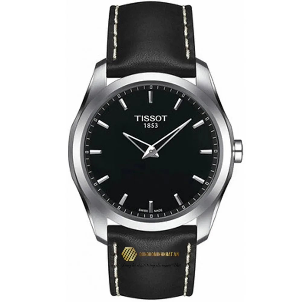 ĐỒNG HỒ NAM TISSOT T035 446 16 051 02 QUARTZ SILVER TONE DÂY DA 100