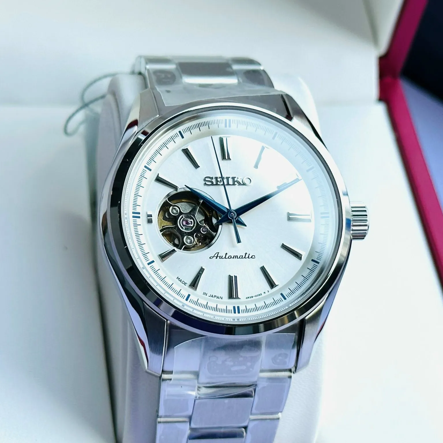 NG H NAM SEIKO SARY051 AUTOMATIC SILVER TONE D Y KIM LO I CH NH