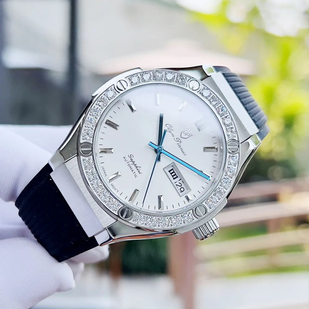 オンライン限定商品】 メンズ腕時計 Olym OP990-45ADGR-GL-T Pianus ...