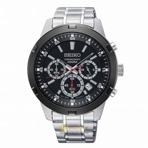 SEIKO Men's Chronograph Quartz Watch with Stainless Steel Strap SKS611P1